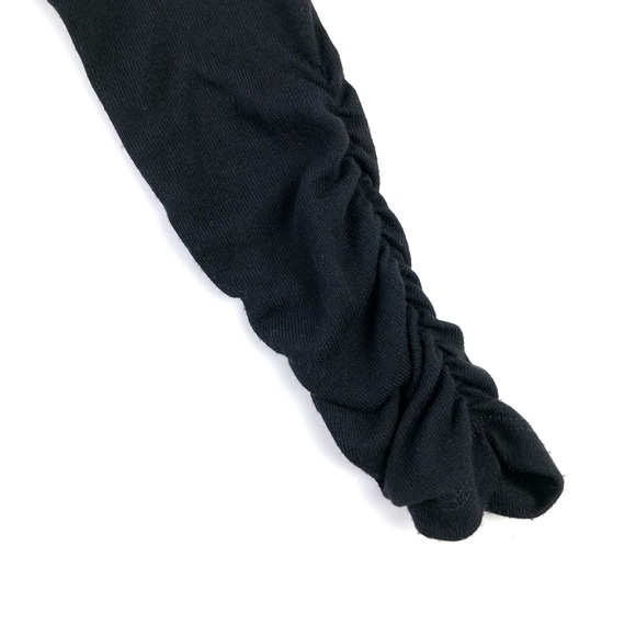 Sevengate Braided Ruffle Flyaway Black Cardigan - Picture 6 of 7